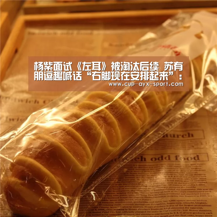 杨紫面试《左耳》被淘汰后续 苏有朋逗趣喊话“右脚现在安排起来”:爱游戏官网(图2) 爱游戏体育