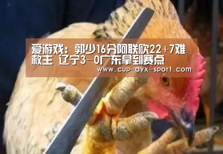 爱游戏:郭少16分阿联砍22+7难救主 辽宁3-0广东拿到赛点(图2) 爱游戏